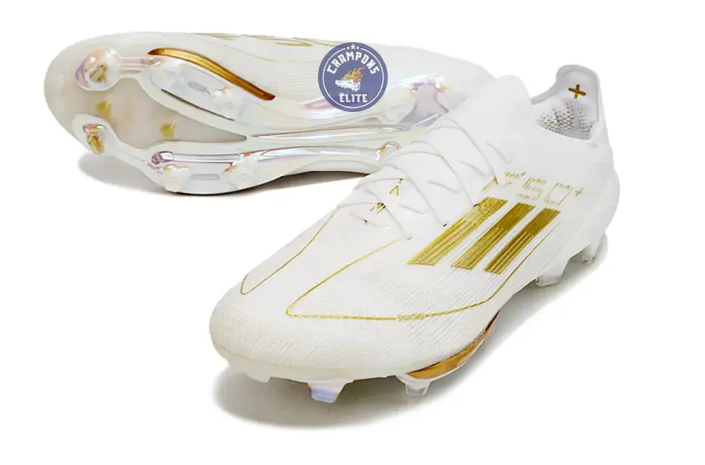 F50+ Lacets FG Day Spark - Blanc/Doré/Blanc - Image 2