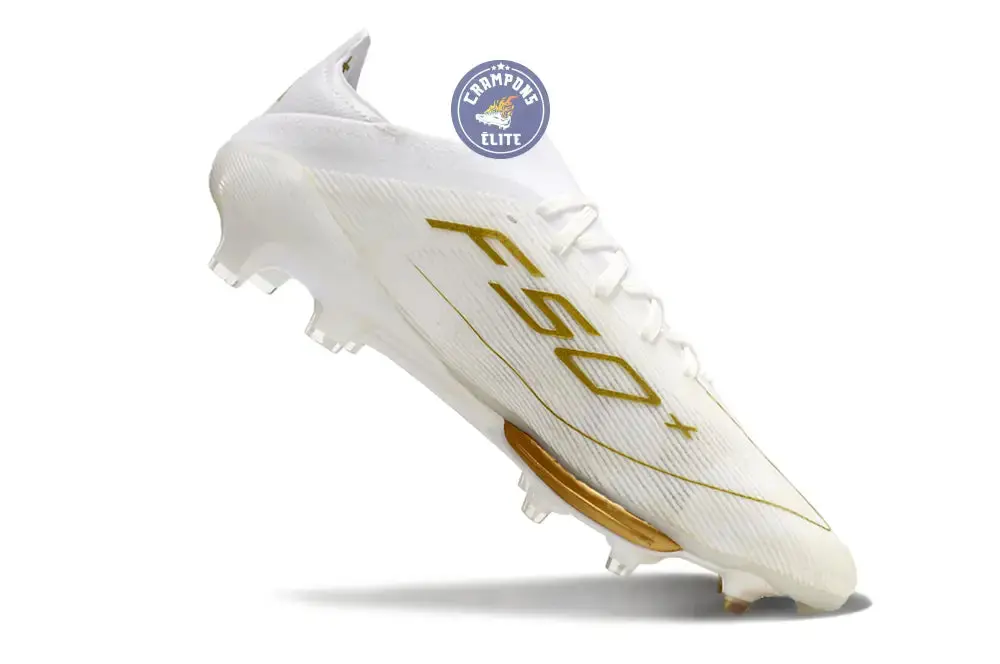F50+ Lacets FG Day Spark - Blanc/Doré/Blanc - Image 3