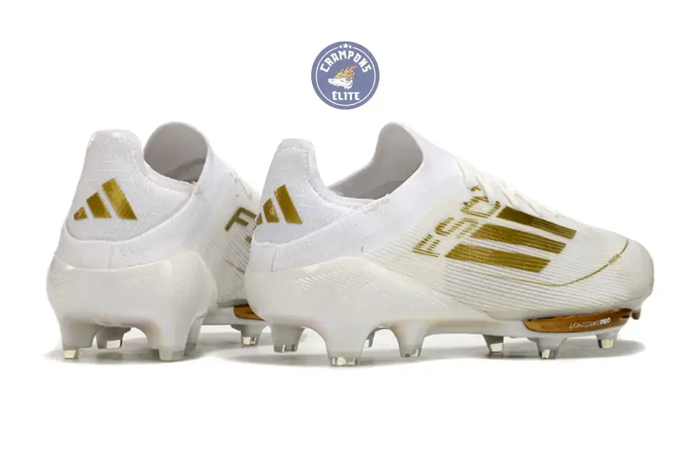 F50+ Lacets FG Day Spark - Blanc/Doré/Blanc - Image 6