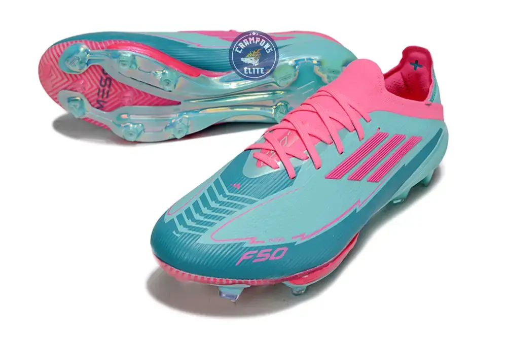 F50+ Lacets FG La Vida Tropical - Turquoise/Rose/Turquoise - Image 2