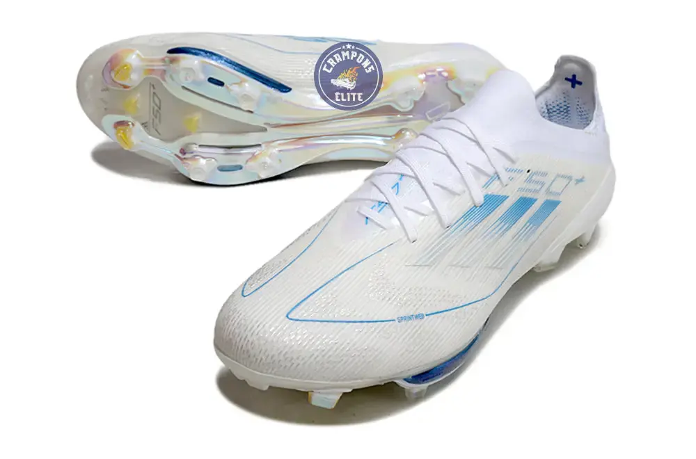 F50+ Lacets FG Polar Victory - Blanc/Argenté/Bleu - Image 2