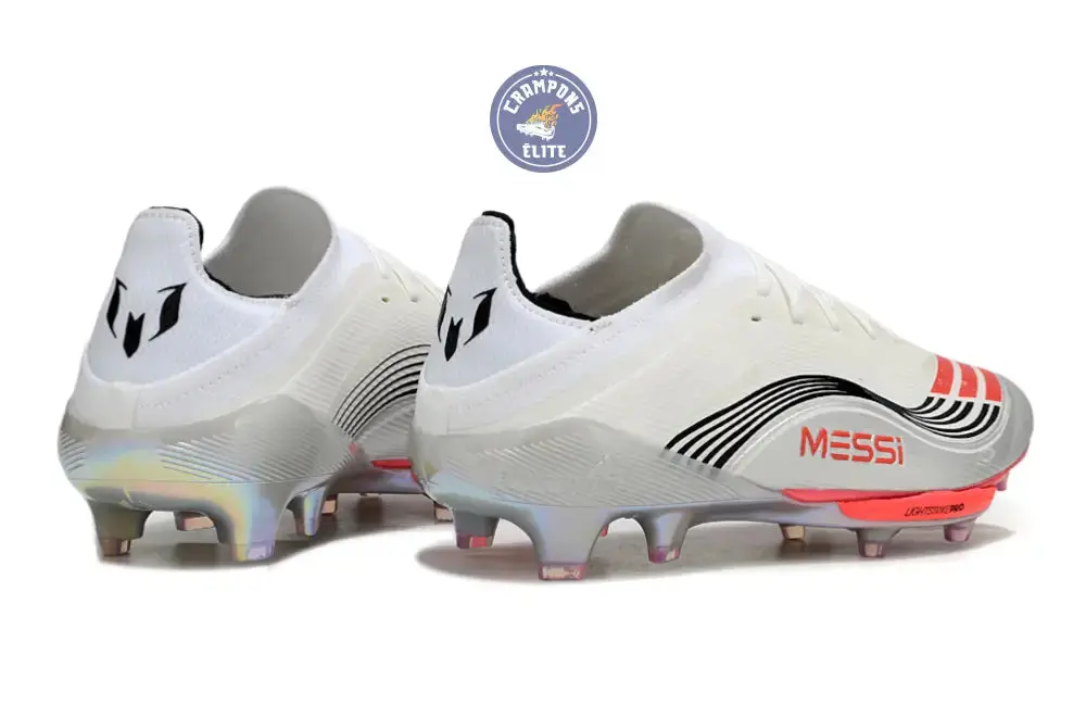F50+ Lacets FG Prestig10 - Blanc/Lucid Red/Argenté - Image 6