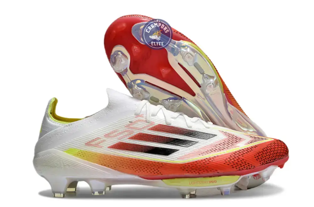 F50+ Lacets FG Pure Victory - Blanc/Noir/Jaune