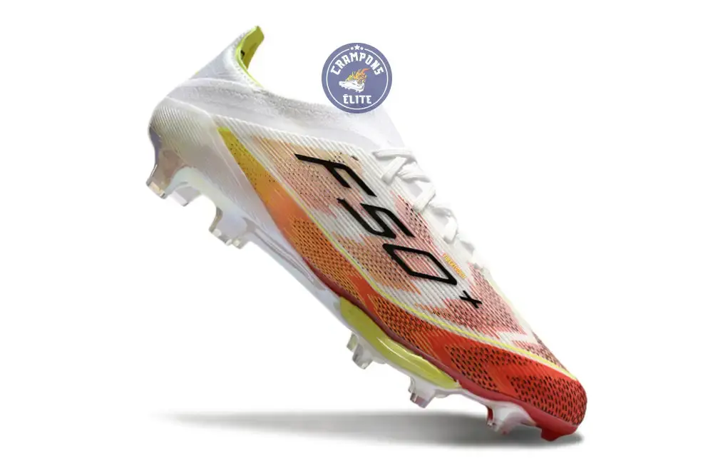 F50+ Lacets FG Pure Victory - Blanc/Noir/Jaune - Image 3