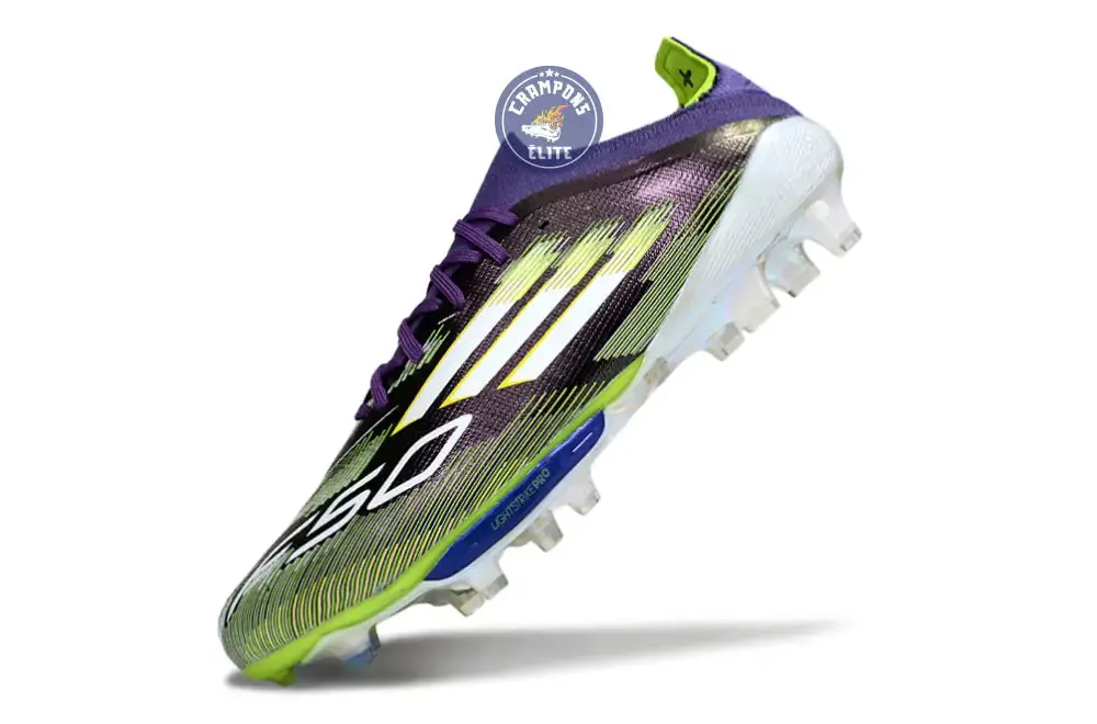 F50+ Lacets FG Radiant Blaze - Violet/Blanc/Vert - Image 4
