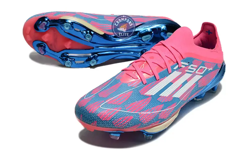 F50+ Lacets FG Reemergence - Bleu/Blanc/Rose - Image 2
