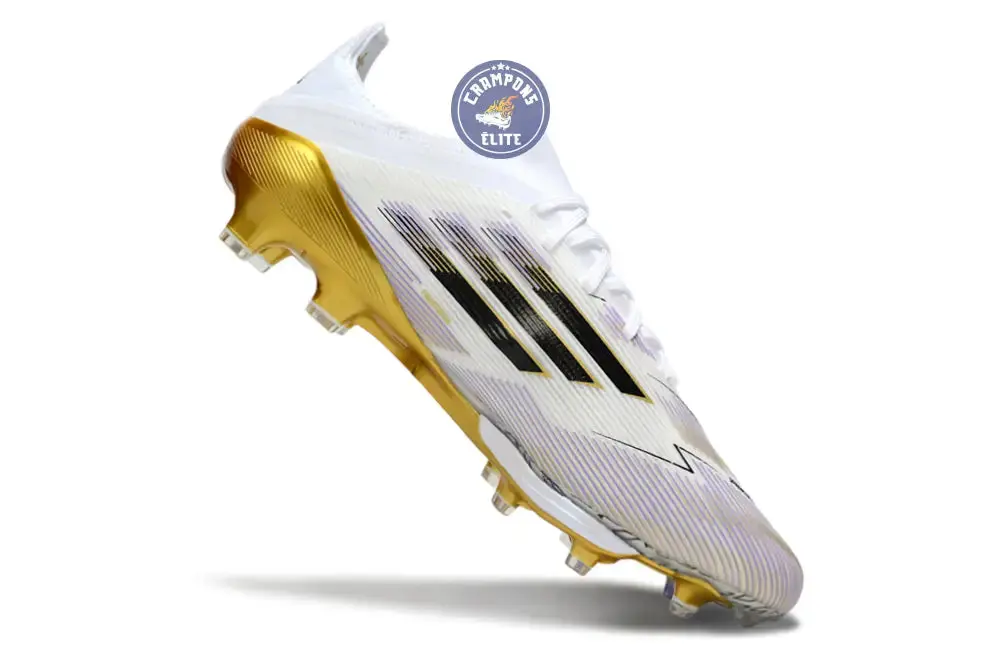 F50+ Lacets FG Road to Glory - Blanc/Noir/Doré - Image 3