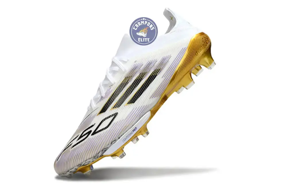 F50+ Lacets FG Road to Glory - Blanc/Noir/Doré - Image 4