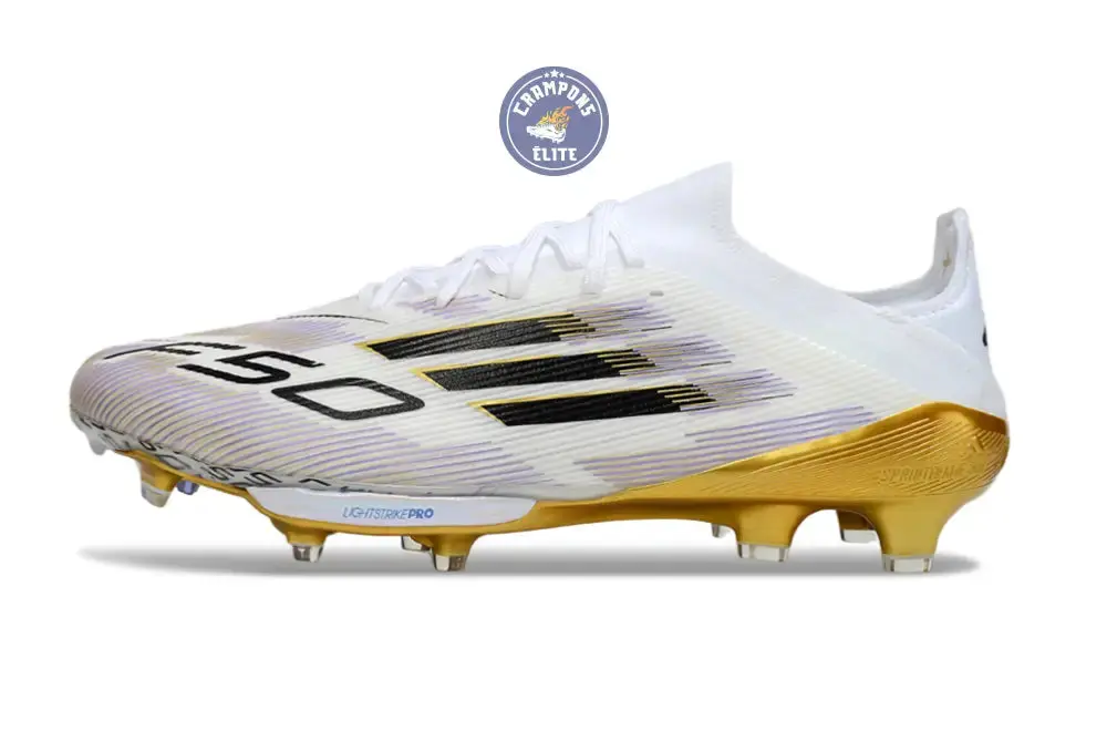 F50+ Lacets FG Road to Glory - Blanc/Noir/Doré - Image 5