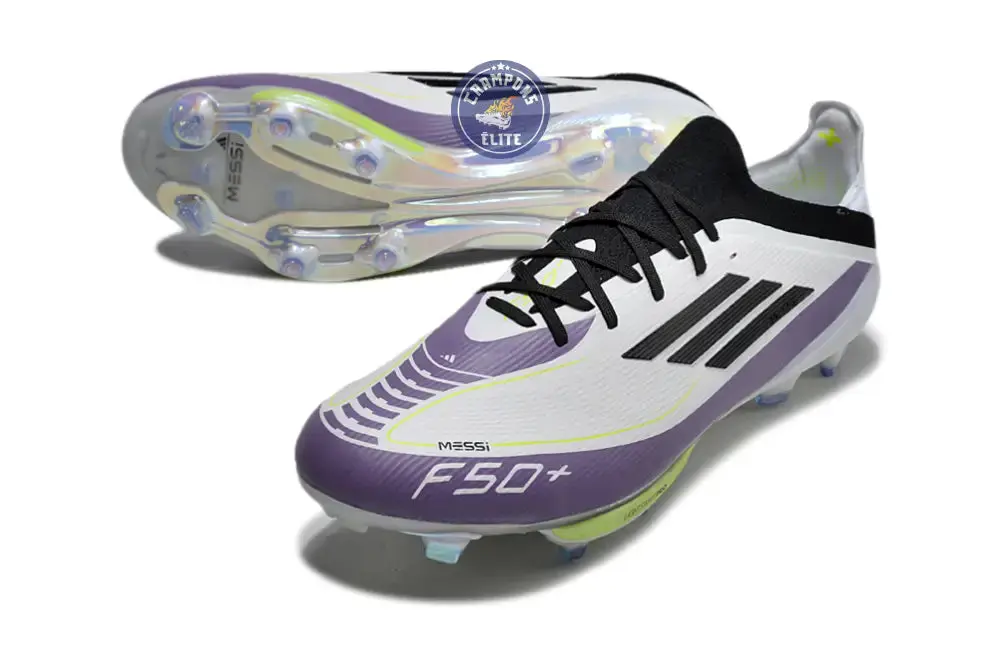 F50+ Lacets FG Triunfo Estelar - Blanc/Noir/Violet - Image 2