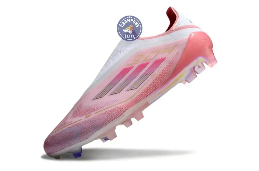 Adidas F50 Lamine Yamal Laceless FG - Rose/Blanc - Image 3