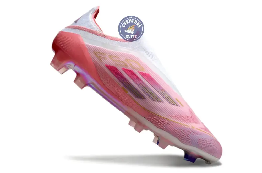 Adidas F50 Lamine Yamal Laceless FG - Rose/Blanc - Image 4