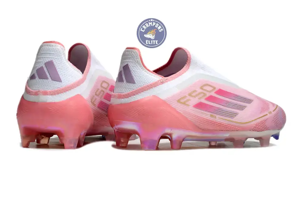Adidas F50 Lamine Yamal Laceless FG - Rose/Blanc - Image 7
