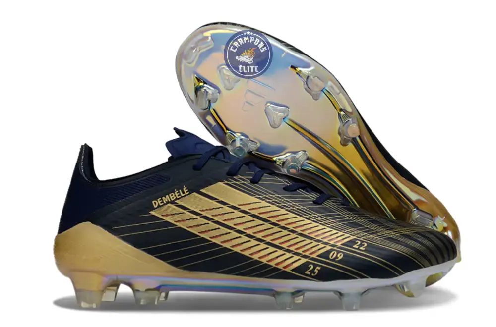 F50 Languette édition speciale OUSMANE DEMBÉLÉ BALLON D’OR - BLEU FONCÉ/OR - Image 2