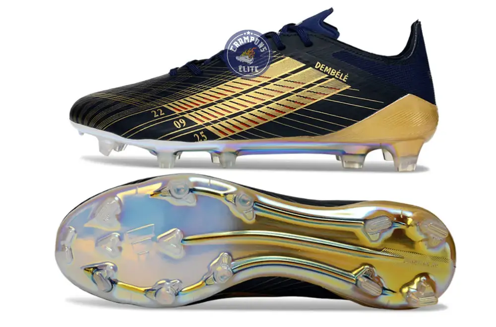 F50 Languette édition speciale OUSMANE DEMBÉLÉ BALLON D’OR - BLEU FONCÉ/OR - Image 3
