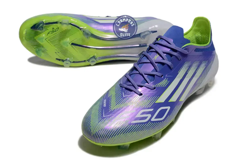 F50 Languette FG - Radiant Blaze - Violet/Bleu/Jaune Fluo/Blanc - Image 2