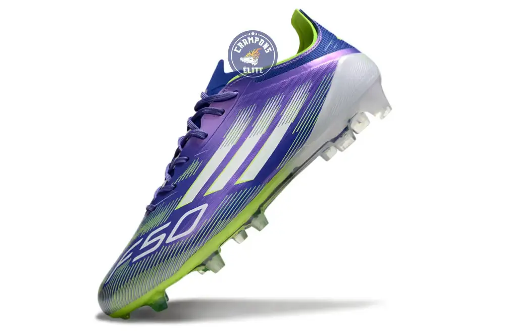 F50 Languette FG - Radiant Blaze - Violet/Bleu/Jaune Fluo/Blanc - Image 4