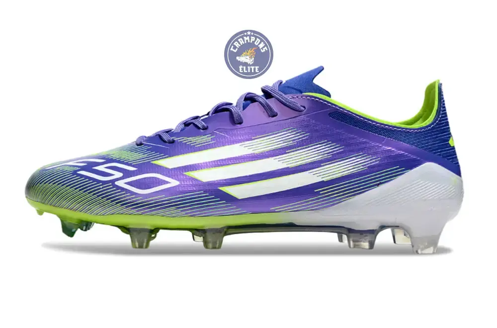 F50 Languette FG - Radiant Blaze - Violet/Bleu/Jaune Fluo/Blanc - Image 5