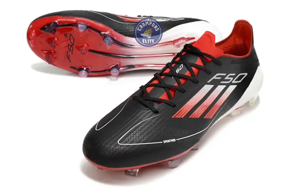 F50 Languette FG - Noir/Rouge/Blanc - Image 2
