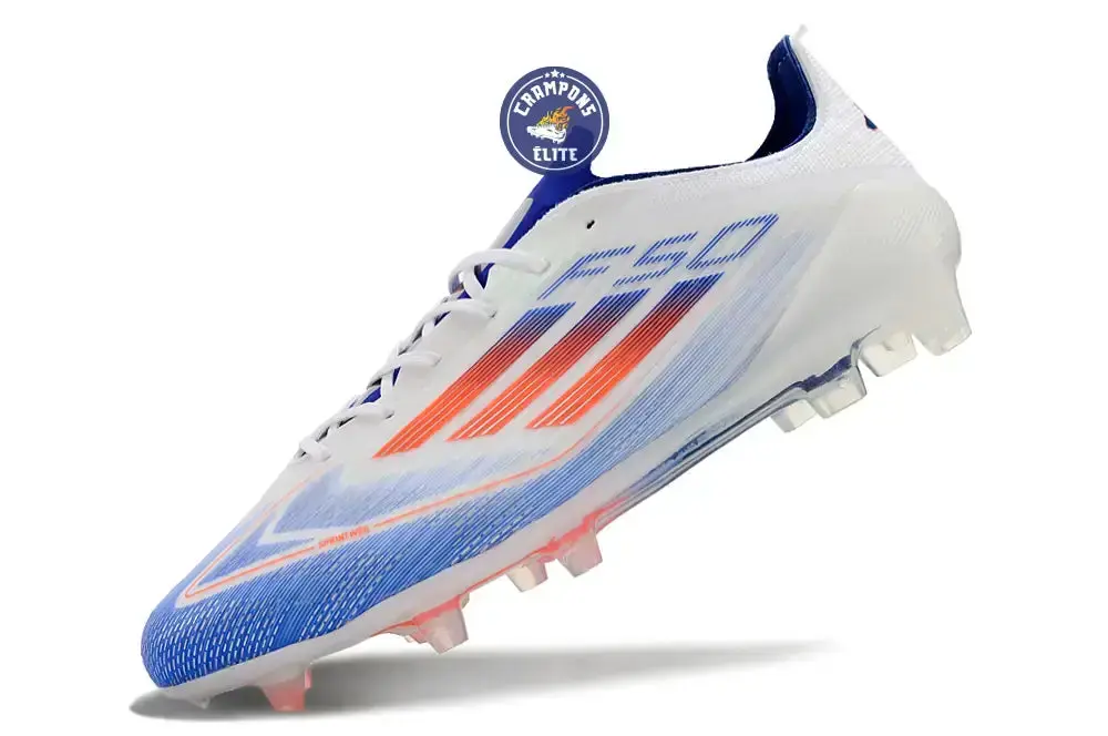 F50 Languette FG - Blanc/Orange/Bleu/Orange - Image 4