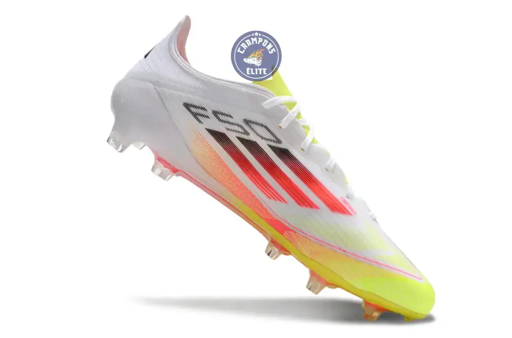 F50 Languette FG - Blanc/Orange/Rose/Jaune Fluo/Noir - Image 3