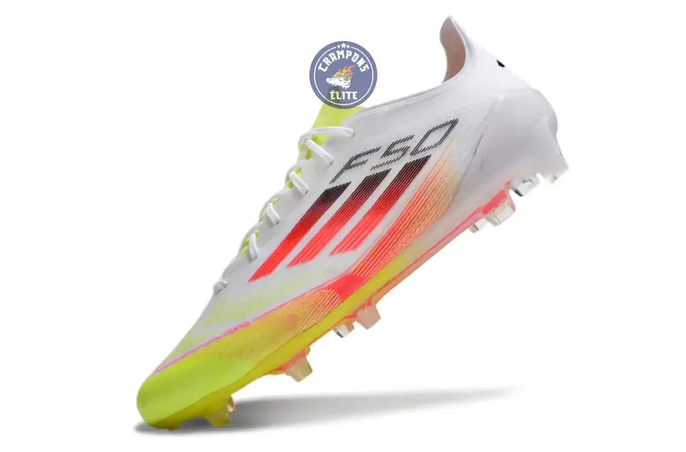 F50 Languette FG - Blanc/Orange/Rose/Jaune Fluo/Noir - Image 4