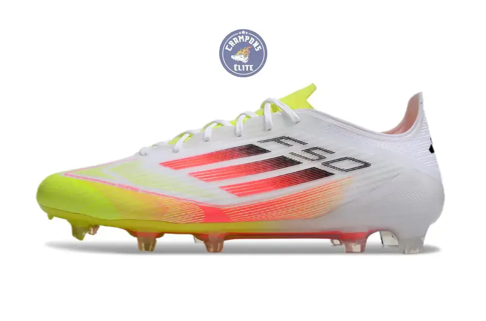 F50 Languette FG - Blanc/Orange/Rose/Jaune Fluo/Noir - Image 5