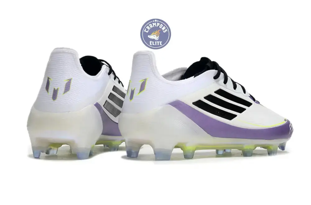 F50 Languette FG - Blanc/Violet/Noir/Jaune Fluo - Image 6