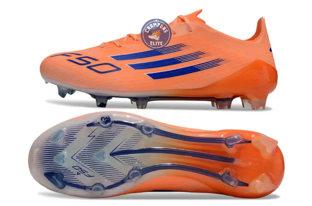 F50 Languette FG Coral Blaze - Orange/Bleu - Image 7