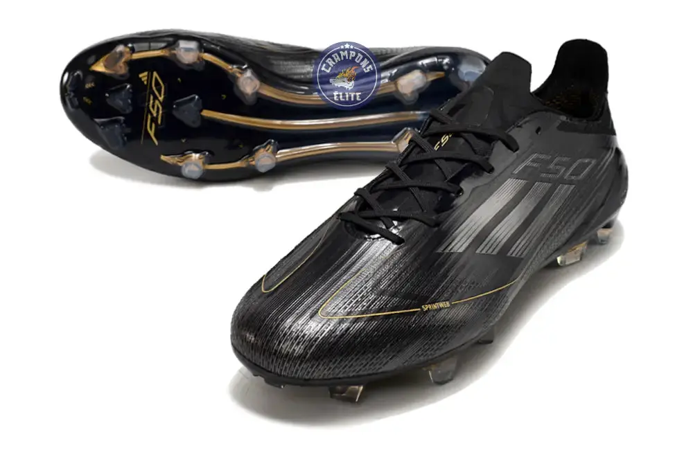 F50 Languette FG Dark Spark - Noir/Argenté/Doré - Image 2