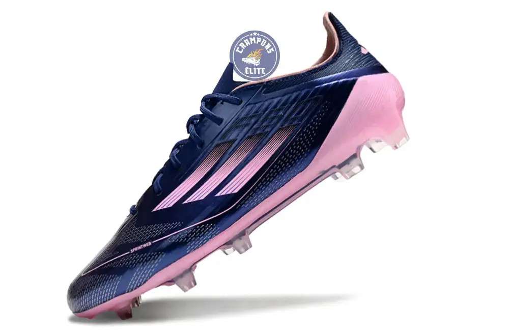 F50 Languette FG - Bleu Foncé/Rose - Image 4