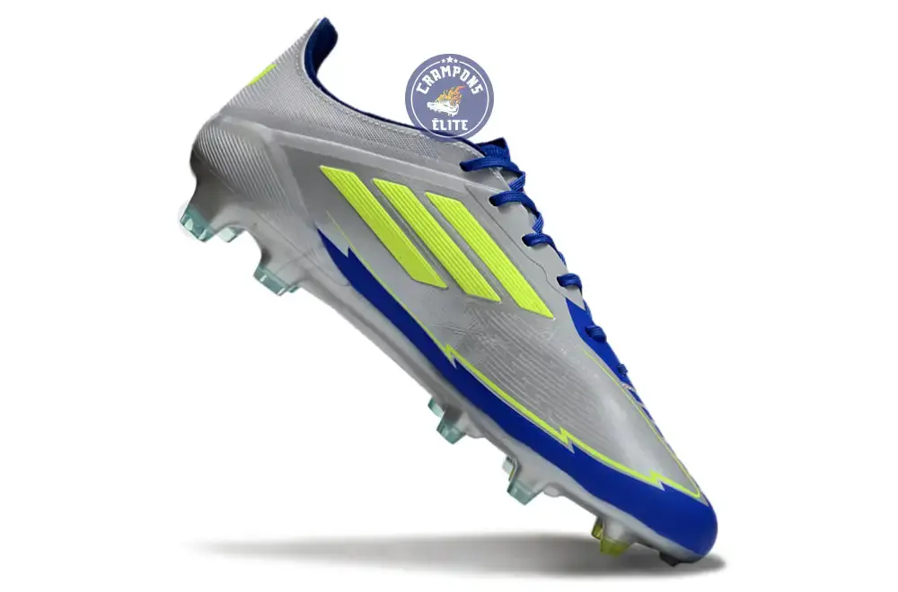 F50 Languette FG - Argenté/Jaune Fluo/Bleu - Image 3