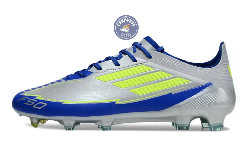 F50 Languette FG - Argenté/Jaune Fluo/Bleu - Image 5