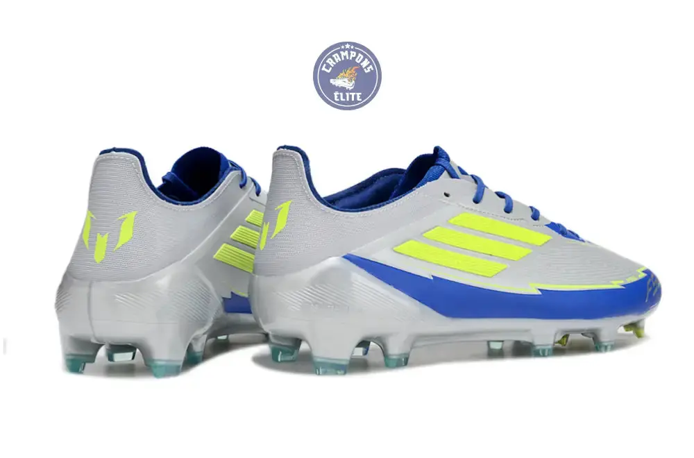 F50 Languette FG - Argenté/Jaune Fluo/Bleu - Image 6
