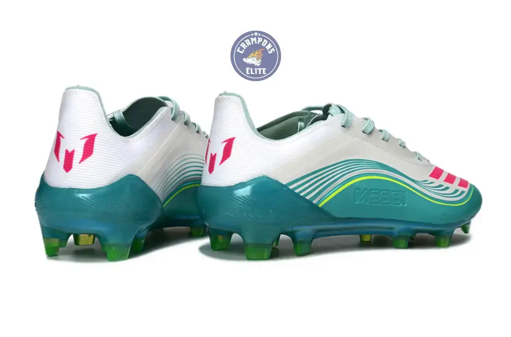 F50 Lacets FG Messi Aurora Radiant Pack - Turquoise/Blanc/Rose - Image 6