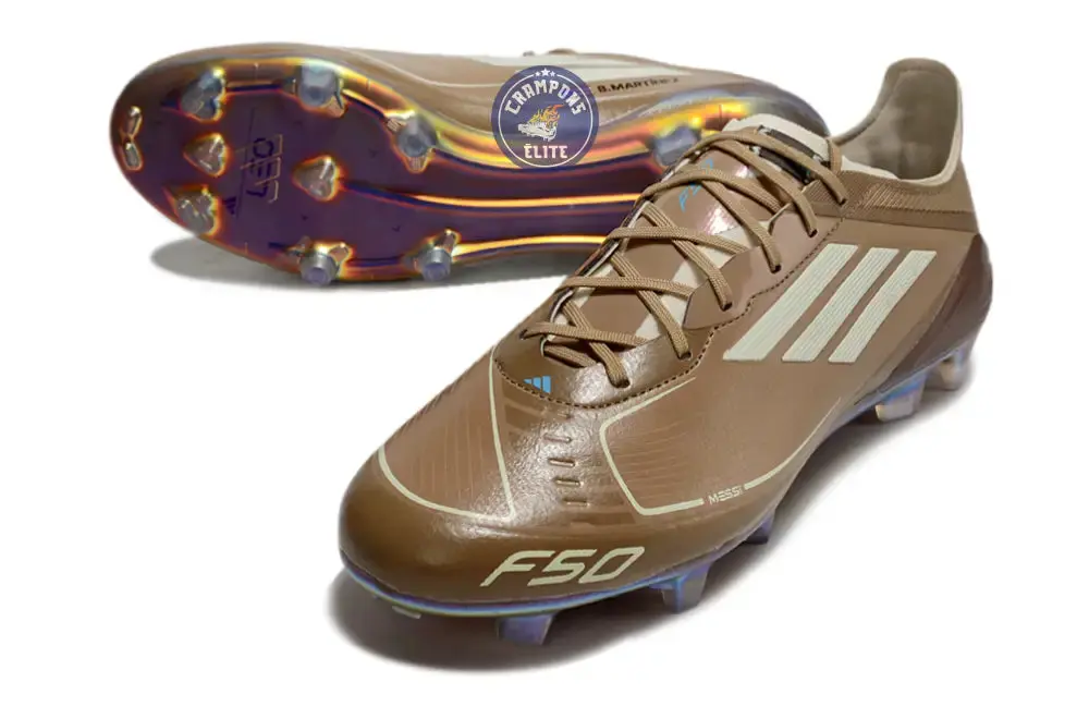 F50 Languette FG Messi X Bad Bunny Elite FG - Cardboard/Blanc/Turquoise ÉDITION LIMITÉE - Image 2
