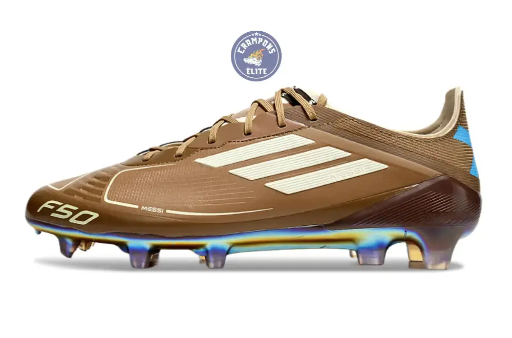 F50 Languette FG Messi X Bad Bunny Elite FG - Cardboard/Blanc/Turquoise ÉDITION LIMITÉE - Image 5