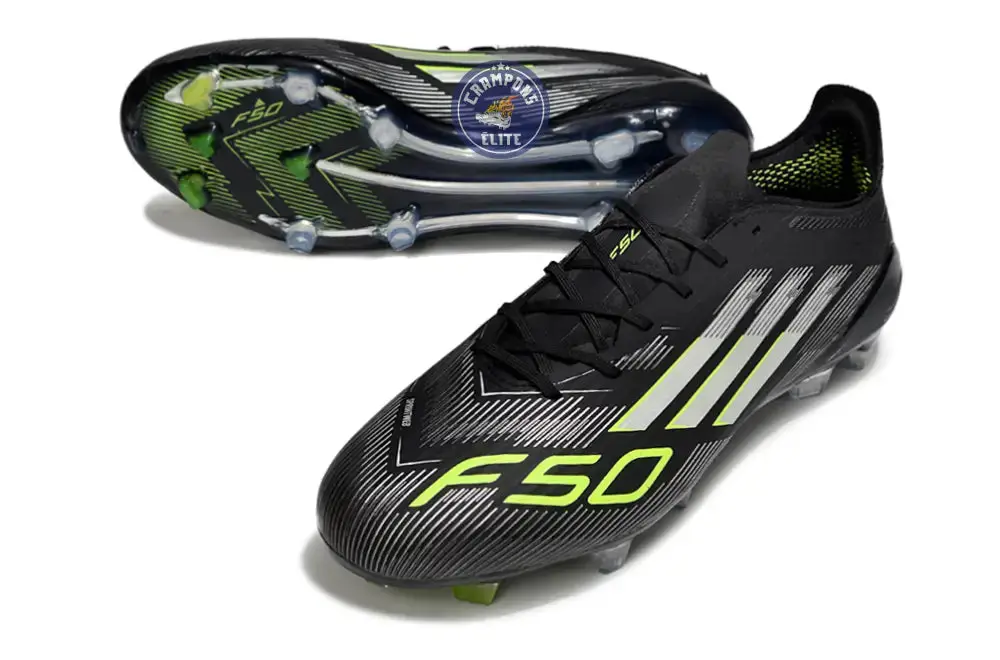 F50 Languette FG - Electric Stealth - Noir/Blanc/Jaune Fluo - Image 2