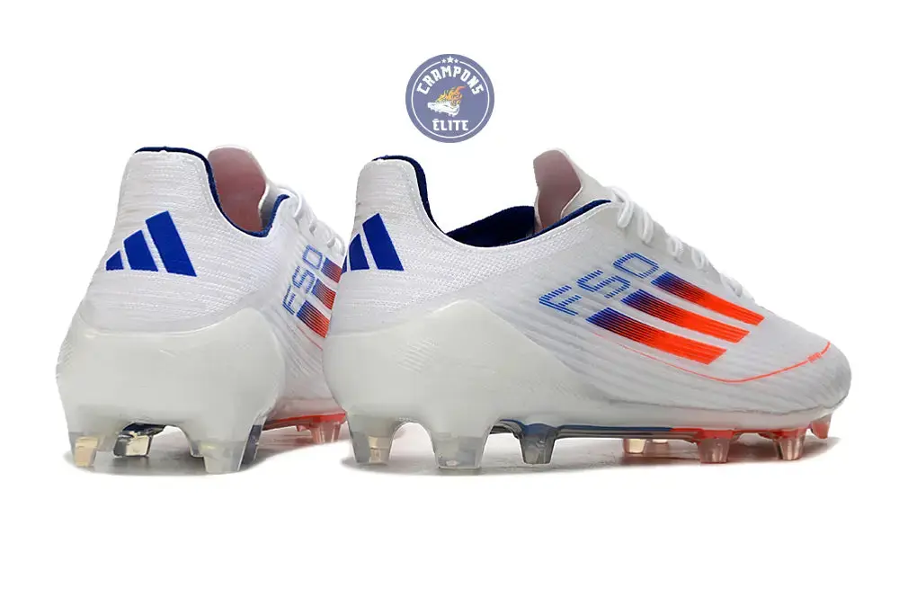 F50 Languette FG - Blanc/Orange/Bleu - Image 6