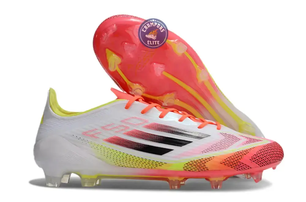 F50 Languette FG Pure Victory - Blanc/Noir/Jaune