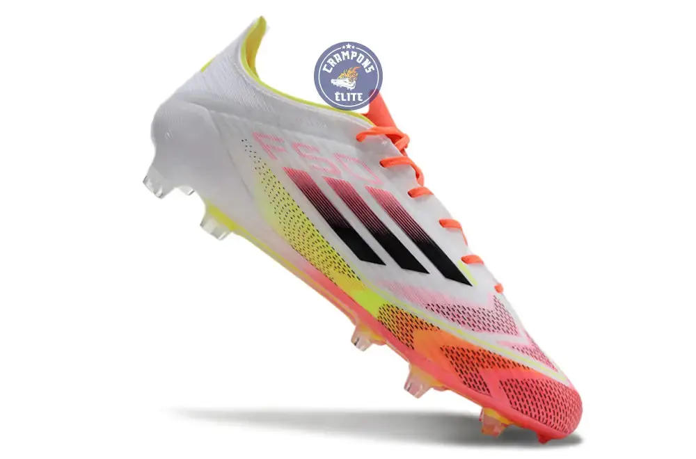 F50 Languette FG Pure Victory - Blanc/Noir/Jaune - Image 3