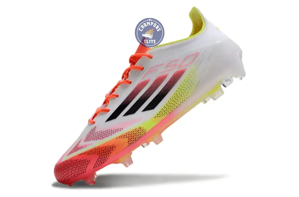 F50 Languette FG Pure Victory - Blanc/Noir/Jaune - Image 4