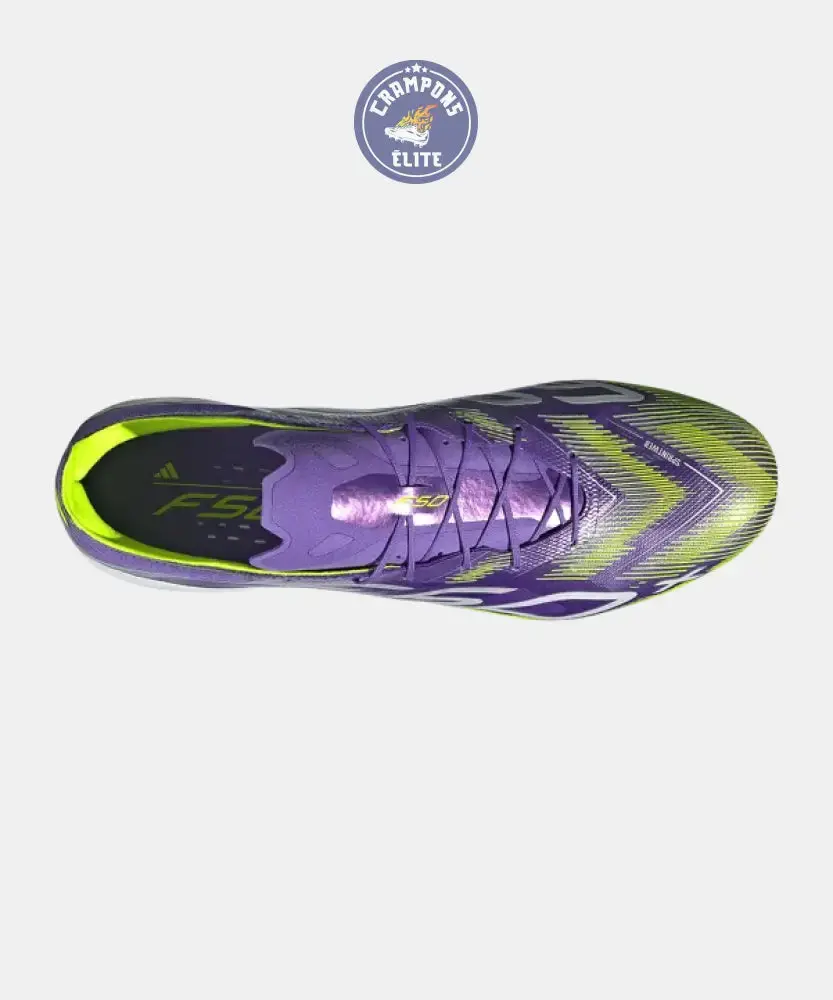 F50 + Languette FG Radiant Blaze - Violet/Blanc/Vert - Image 4