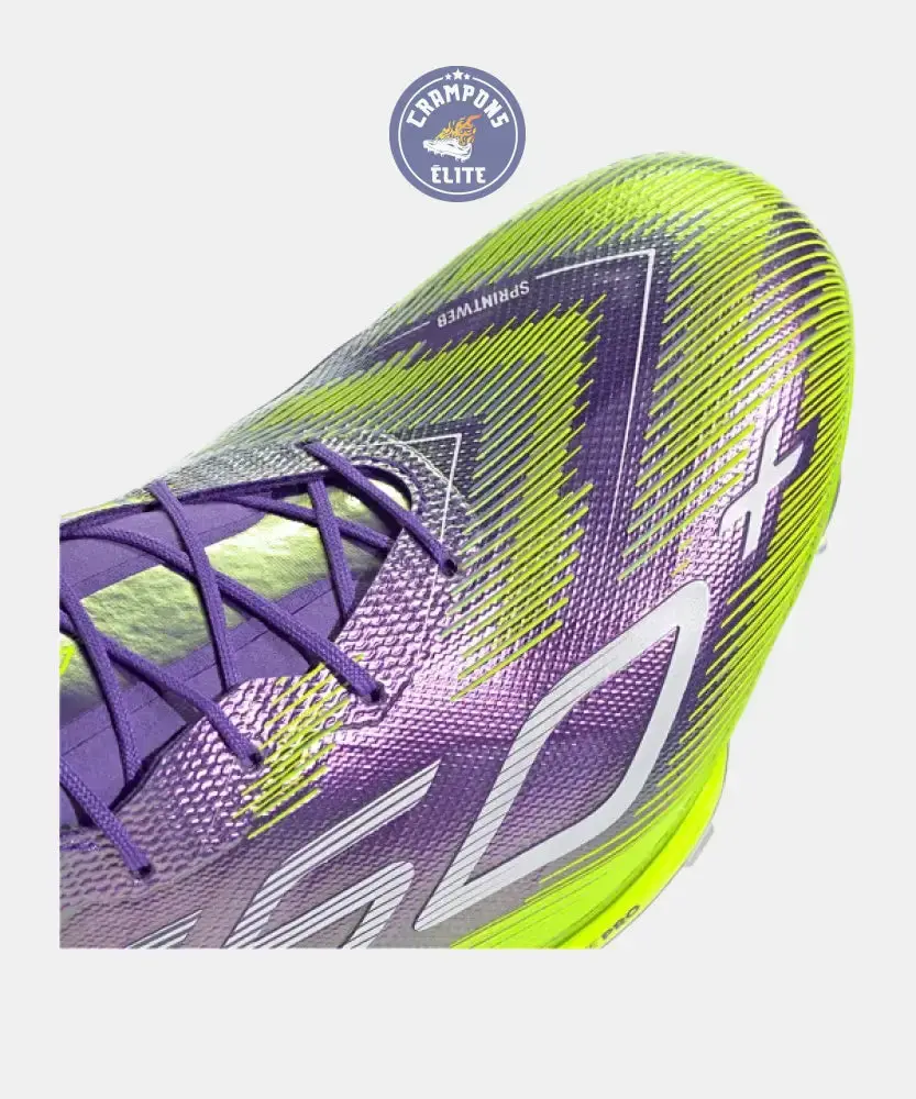 F50 + Languette FG Radiant Blaze - Violet/Blanc/Vert - Image 7