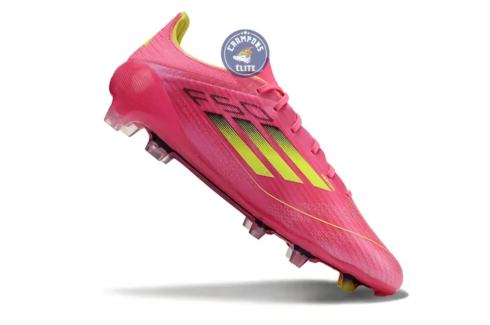 F50 Languette FG - Rose/Jaune Fluo/Noir - Image 3