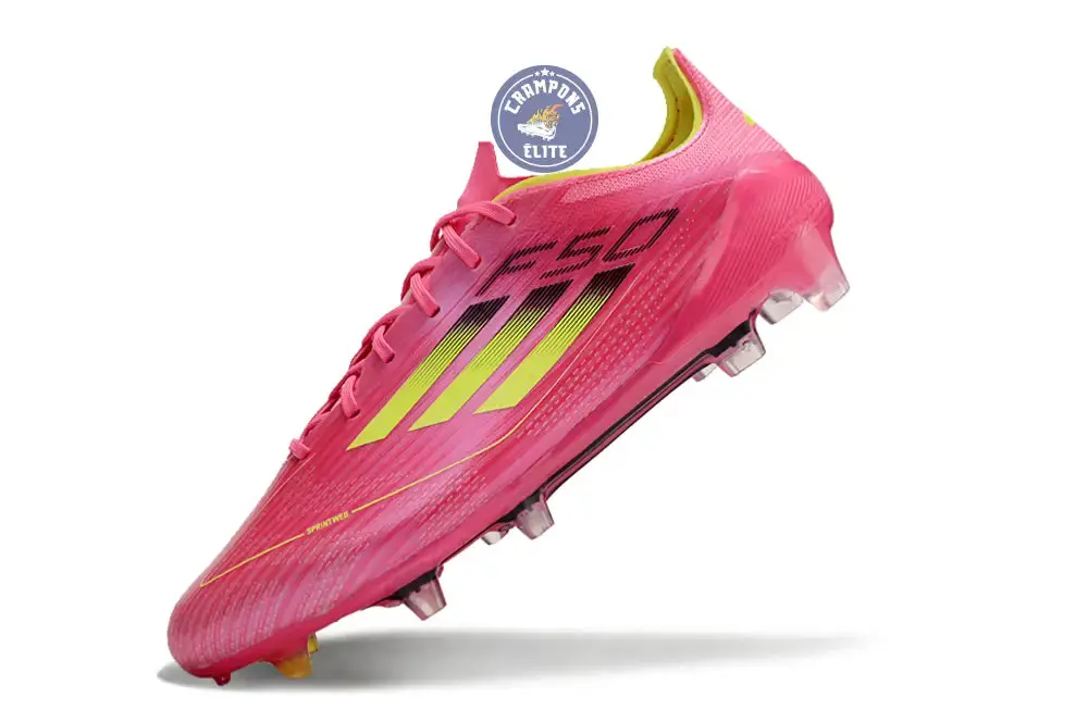 F50 Languette FG - Rose/Jaune Fluo/Noir - Image 4