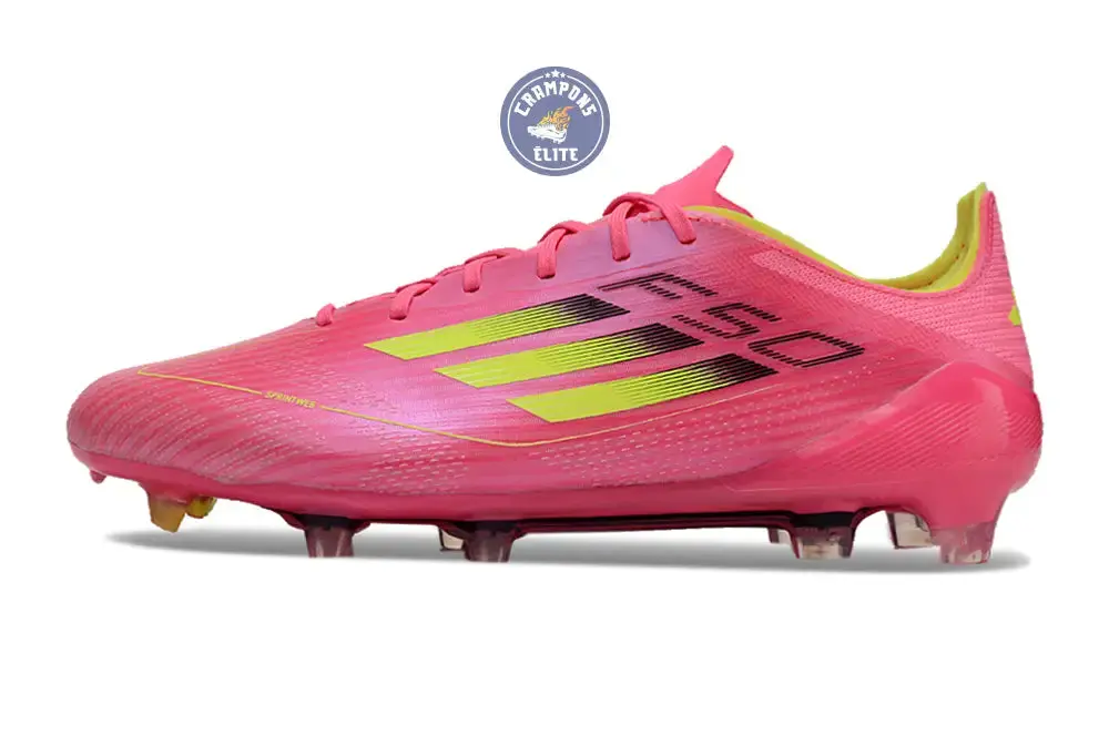 F50 Languette FG - Rose/Jaune Fluo/Noir - Image 5