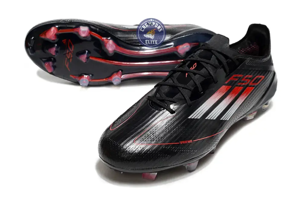 F50 Languette FG Stealth Victory - Noir/Argenté/Lucid Red - Image 2