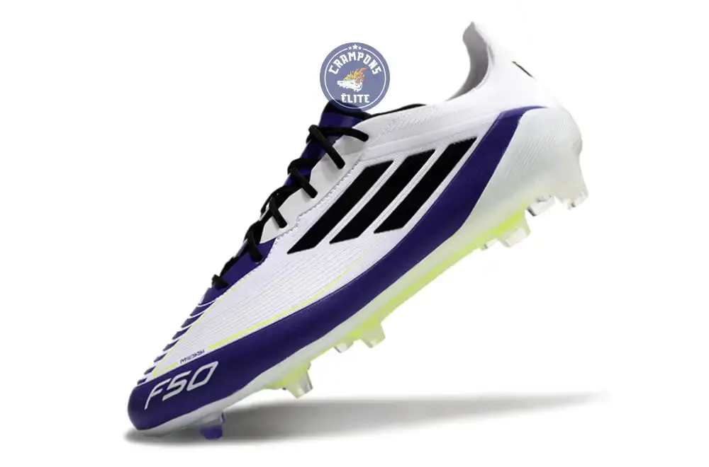 F50 Languette FG Triunfo Estelar - Blanc/Noir/Violet - Image 4