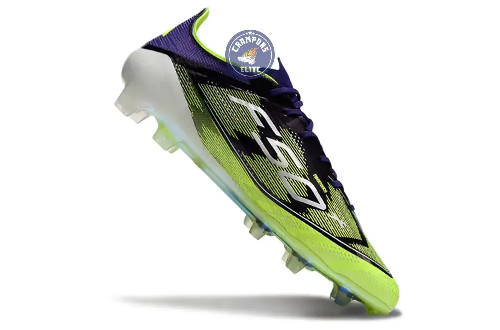 F50 Languette FG - Violet/Jaune Fluo/Blanc - Image 3